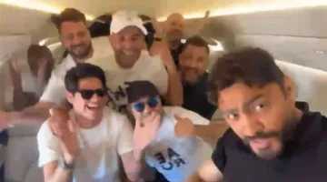 تامر حسني يلهب حماس جمهوره بفيديو من داخل الطائرة لأغنيته الجديدة «خلونا نشوفكم تاني»
