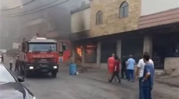 شاهد بالفيديو: حريق ضخم في أحد الأفران واستجابة سريعة من الدفاع المدني