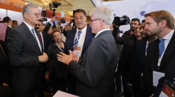 وزير البترول ي inaugurates المعرض المرافق لمنتدى مصر للتعدين