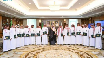 أمير منطقة جازان يُحتفي بفريق عمل منصة التزام في الإمارة