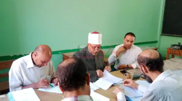 شهاوي يقوم بزيارة مركز تصحيح امتحانات الثانوية الأزهرية في كفر الشيخ