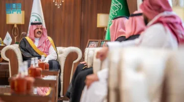 أمير حائل يرحب بالمدير التنفيذي للشركة الوطنية لتوريد الحبوب