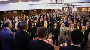 نقيب المحامين يترأس مراسم أداء اليمين القانونية للأعضاء الجدد ويعلن عن موعد بدء معهد المحاماة بتجديده الجديد.