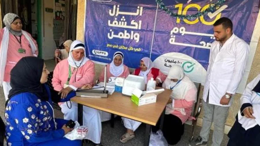 رؤية صحية كاملة لكافة المواطنين: حملة 100 مليون صحة في القاهرة رؤية صحية كاملة لكافة المواطنين: حملة 100 مليون صحة في القاهرة