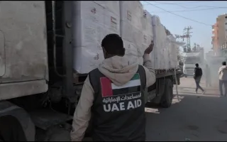 الإمارات تُطلق أضخم مشروع لنقل المياه المحلاة من مصر إلى جنوب قطاع غزة