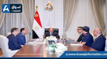 الرئيس السيسي يراقب عقود الدولة لشراء السلع الأساسية وتطورات أداء البورصة السلعية