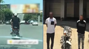 تحقيق حول تفاصيل تغطية لوحات دراجة نارية أثارت الجدل في القاهرة