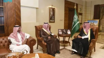 محافظ جدة يلتقي مدير جمعية الثقافة والفنون السعودية في المحافظة