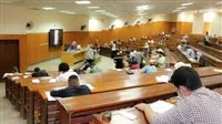 نائب رئيس جامعة بنها يقوم بجولة تفقدية لاختبارات كليات القدرات