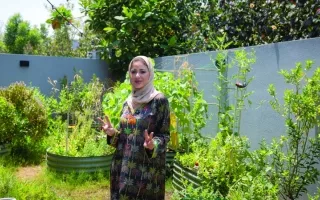 مواطنة تسعى لغرس «اللون الأخضر» في جميع منازل الوطن.. حتى بنبتة واحدة.