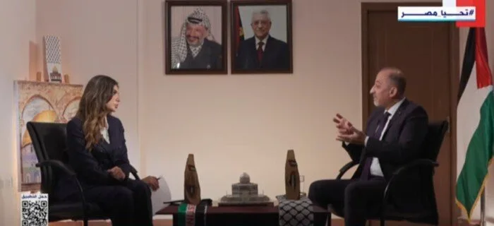 السفير مهند العكلوك: نؤمن بأن مصر، حكومة وشعبًا، تشكل درع حماية ضد تهجير سكان غزة. السفير مهند العكلوك: نؤمن بأن مصر، حكومة وشعبًا، تشكل درع حماية ضد تهجير سكان غزة.