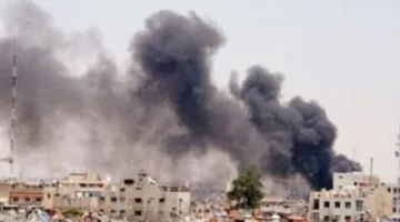 الجيش الإسرائيلي ي Launch strikes in Syria’s Sweida Governorate.
