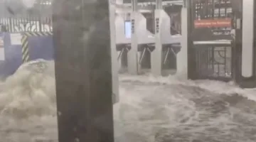 عواصف قوية تؤدي إلى فيضانات هائلة في نيويورك ونيوجيرسي