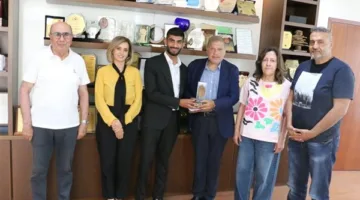 سقلاوي يكرم الطالب المتفوق والعامل في “الريجي” مارون الجوني