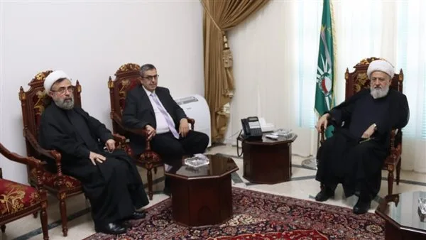 الشيخ علي الخطيب يرحب برئيس “لقاء” الدكتور عماد فغالي والشيخ الدكتور محمد حيدر أحمد الشيخ علي الخطيب يرحب برئيس “لقاء” الدكتور عماد فغالي والشيخ الدكتور محمد حيدر أحمد