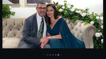 داليا البحيري تحتفل بعيد ميلاد زوجها برسالة رومانسية (صور)