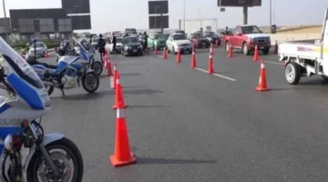 تحويلات مرورية عند مدخل مدينة الشروق في القاهرة