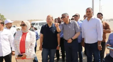 محافظ الجيزة يتابع تقدم أعمال رصف وتحديث طريق الأوتوستراد ومبادرات “حياة كريمة”