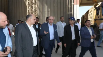 تفاصيل زيارة محافظ بني سويف إلى “مجمع صوامع سدس”