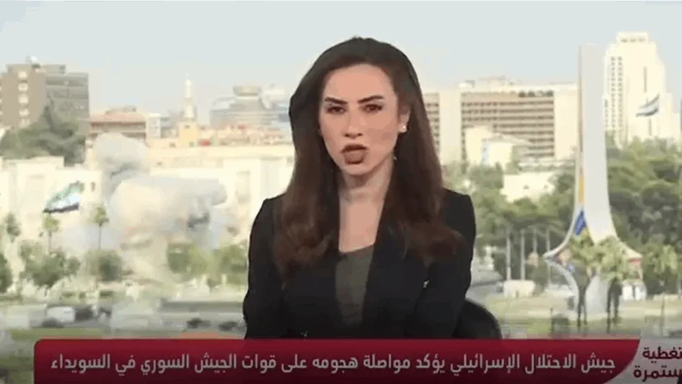 قصف إسرائيلي يستهدف دمشق خلال بث مباشر (فيديو)