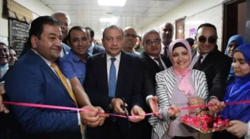 رئيس جامعة بني سويف يدشن قسمي الرعاية الحرجة والصحة النفسية