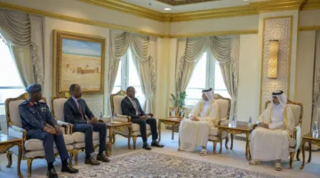 وزير الدولة للشؤون الداخلية يلتقي بوزيري الداخلية من رواندا والكونغو