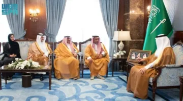 محافظ الأحساء يقوم باستقبال نائب وزير الشؤون البلدية والإسكان