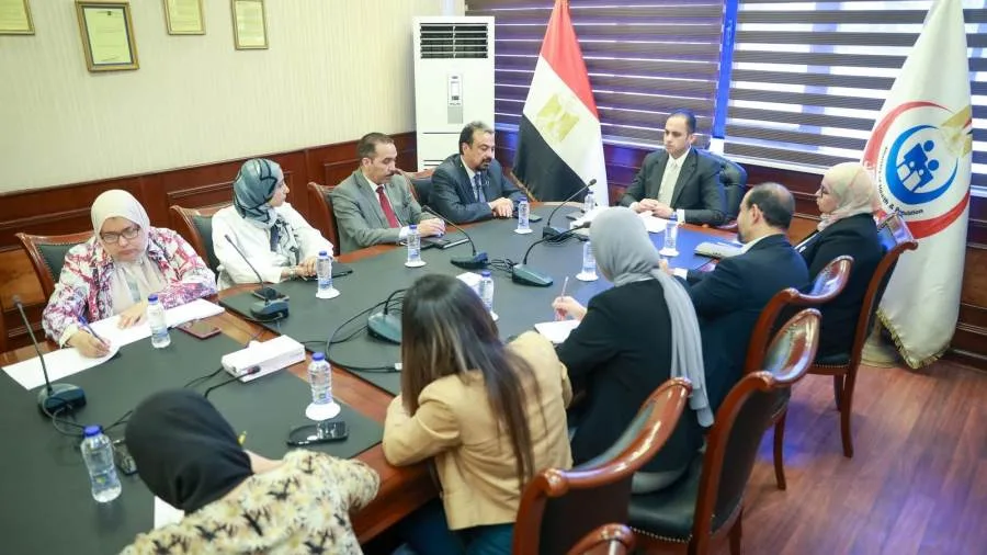 نائب وزير الصحة والسكان يعقد اجتماعًا لاستعراض آخر تطورات السياحة العلاجية. نائب وزير الصحة والسكان يعقد اجتماعًا لاستعراض آخر تطورات السياحة العلاجية.