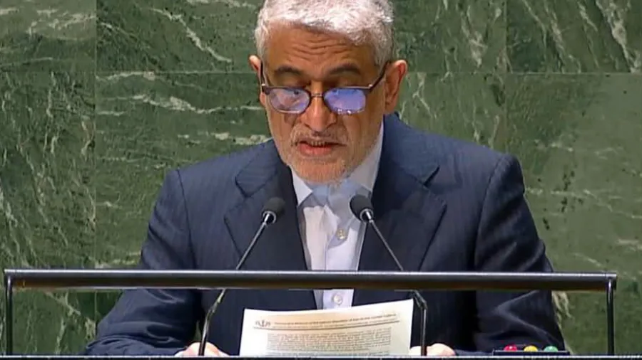 إيران: لن يتحقق السلام والاستقرار في المنطقة طالما أن هناك احتلالًا إسرائيليًا وانتهاكات للقانون الدولي.