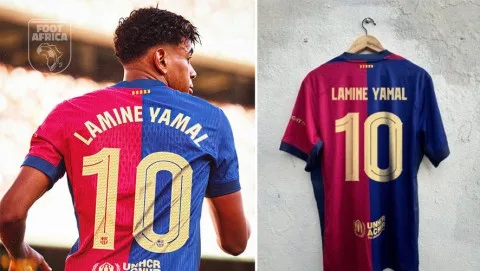 برشلونة يمدد عقد لامين يامال ويفتتح له رقم 10 على القميص برشلونة يمدد عقد لامين يامال ويفتتح له رقم 10 على القميص