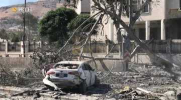 الكيان الإسرائيلي يطلق هجمات على مقر هيئة الأركان السورية.