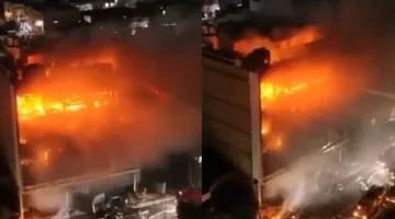 مقتل 50 فرداً في حادث حريق بمركز تسوق شرق العراق | فيديو