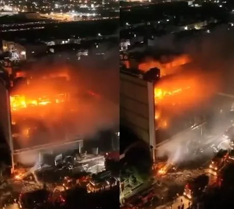 مقتل 50 فرداً في حادث حريق بمركز تسوق شرق العراق | فيديو