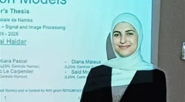 تهنئة لابنة بلدة السكسكية نوال عادل حيدر بمناسبة حصولها على درجة الماجستير في معالجة الإشارات والصور