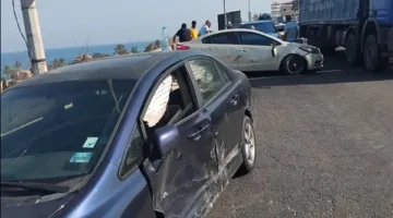 3 مصابين في حادث مروري على الطريق السريع