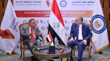 بدوي يجتمع برئيس شركة مناجم النوبة لمناقشة أمور الشركة
