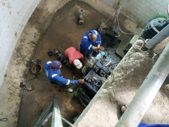 مدير مياه القناة: استكمال أعمال صيانة مضخات سحب الروبة في محطة فايد الكبرى مدير مياه القناة: استكمال أعمال صيانة مضخات سحب الروبة في محطة فايد الكبرى