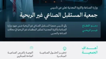 وزارة الصناعة والثروة المعدنية تُعلن عن إنشاء جمعية المستقبل الصناعي غير الهادفة للربح