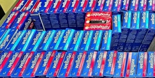 جمارك مطار برج العرب الدولي تعترض_attempts to smuggle a quantity of human medicines.