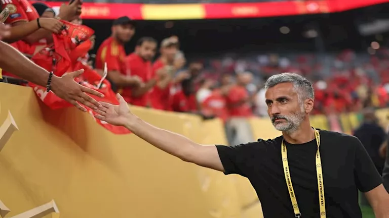محمد يوسف ورفاقه: ريبيرو يراقب مباراة منتخب الشباب المصري ضد الكويت محمد يوسف ورفاقه: ريبيرو يراقب مباراة منتخب الشباب المصري ضد الكويت