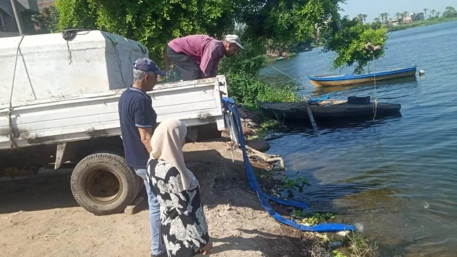 جهاز حماية وتنمية البحيرات والثروة السمكية يوزع آلاف الوحدات من اليرقات في نهر النيل