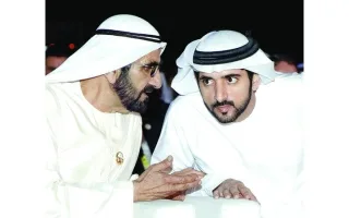 محمد بن راشد يوجه رسالة إلى حمدان بن محمد: أقدم لك أرقى المعاني وأفضل الأمنيات