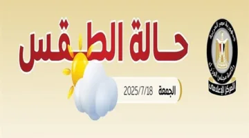 توقعات الطقس اليوم: استمرار ارتفاع درجات الحرارة، وبلوغ العظمى 44 في هذه المحافظة