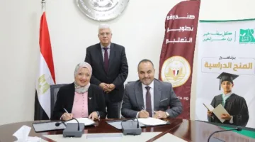 توقيع اتفاقية تعاون لدعم 100 طالب في المعهد المصري الياباني للتكنولوجيا بالعاشر.