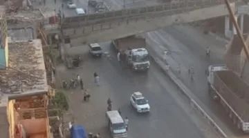مصر: سقوط جسر مشاة في القليوبية وإغلاق الطريق أمام حركة المرور