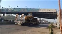 وزارة النقل تبرز تفاصيل انهيار جزئي لكوبري المشاة على طريق القاهرة-بنها