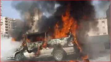 وفاة وإصابة 4 أشخاص جراء انقلاب ميكروباص على طريق بنها المنصورة