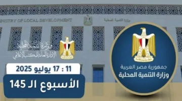 بالإنفوجراف: وزارة التنمية المحلية تقدم ملخصاً عن أنشطتها خلال الأسبوع