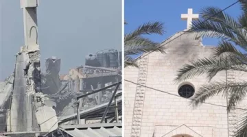 بطاركة القدس يعبرون عن إدانتهم لقصف كنيسة العائلة المقدسة في غزة