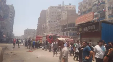 إخماد حريق كبير في مطعم تحت مبنى بالخصوص في القليوبية